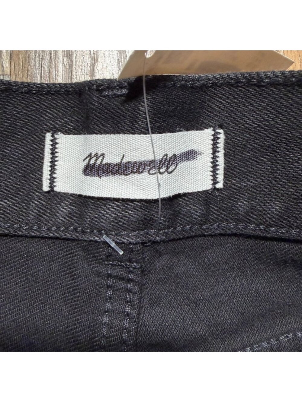 Madewell The Balloon Jean Black Frost Size 24 NWT NW241 - Picture 4 of 6